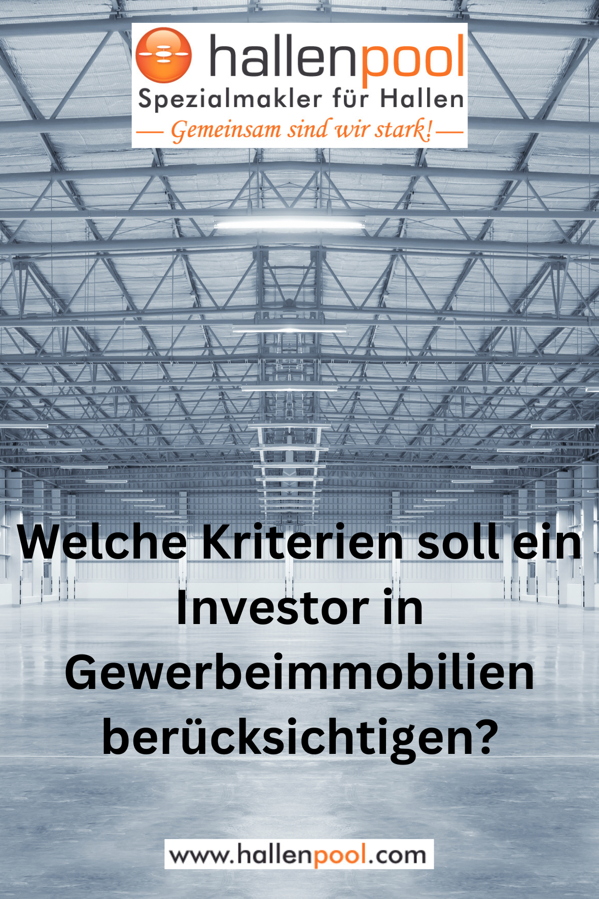 Welche Kriterien soll ein Investor in Gewerbeimmobilien berücksichtigen?